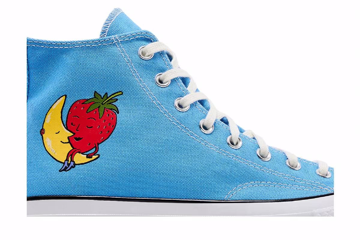 Sky High Farm Workwear x Converse Chuck 70 High Strawberry Moon - University Blue, view 3