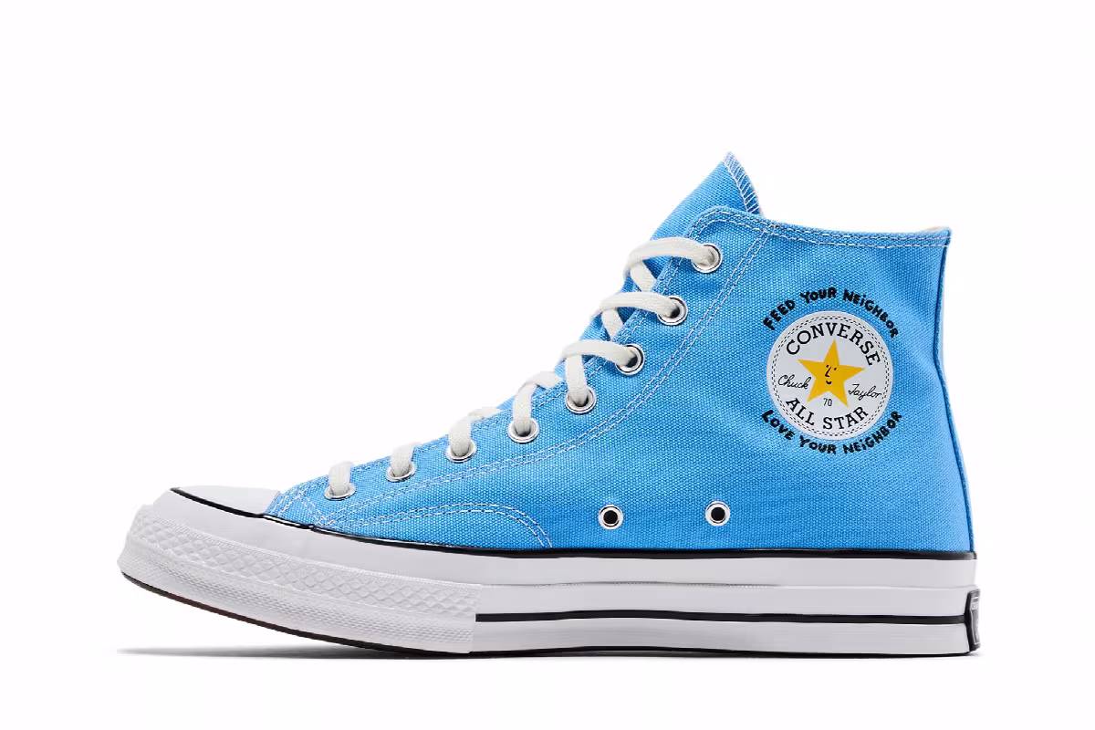 Sky High Farm Workwear x Converse Chuck 70 High Strawberry Moon - University Blue, view 4