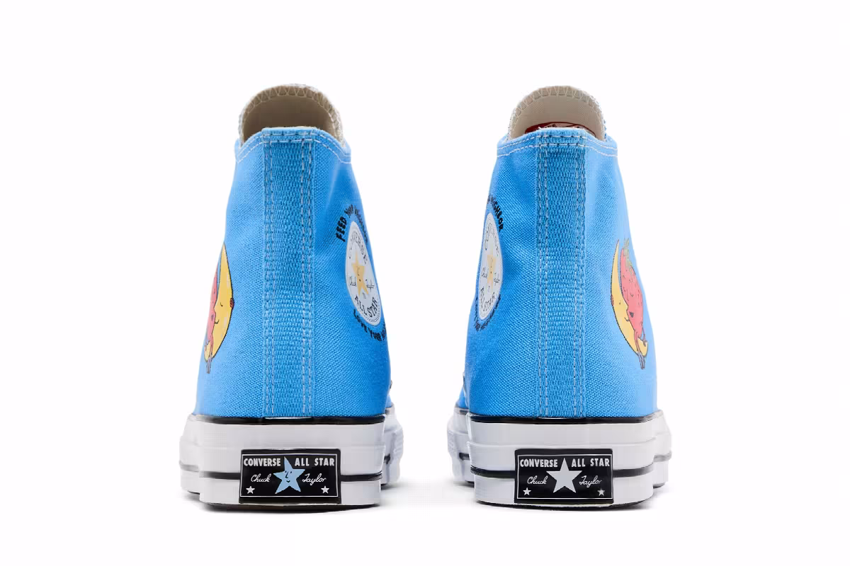 Sky High Farm Workwear x Converse Chuck 70 High Strawberry Moon - University Blue, view 7