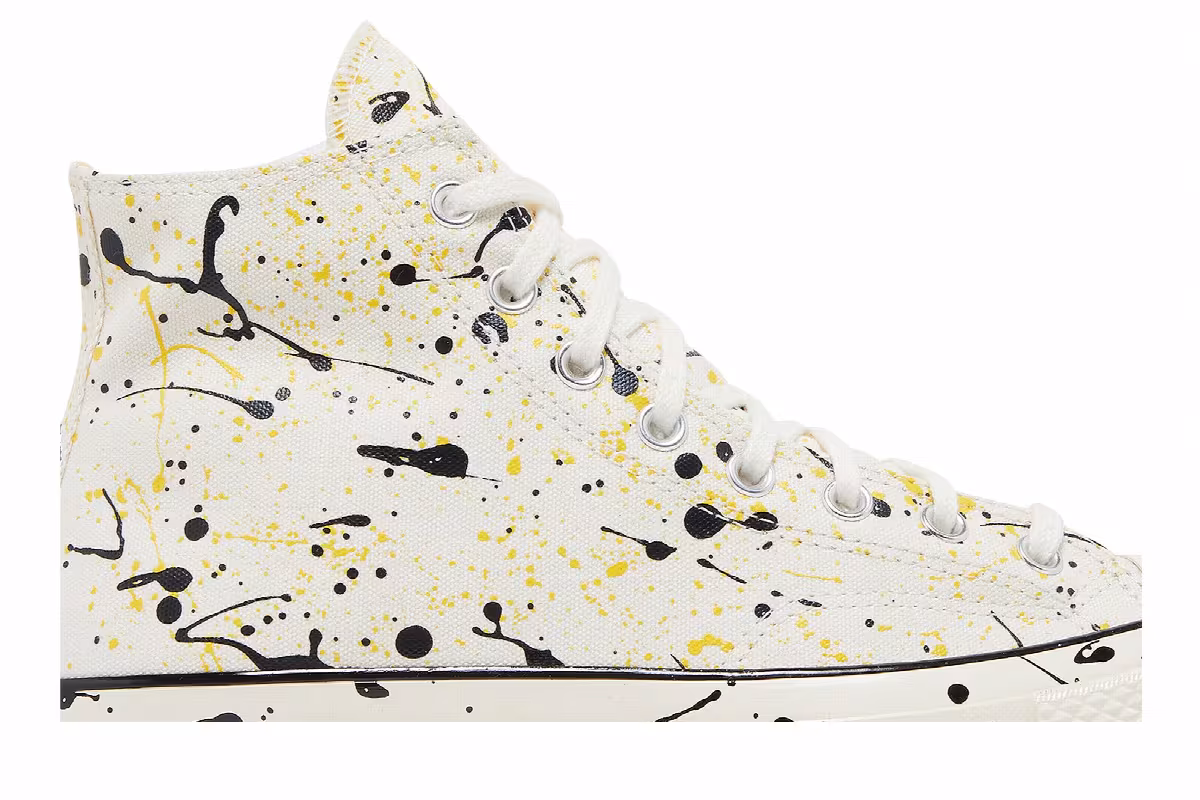 Converse Chuck 70 High Archive Paint Splatter - Egret, view 3