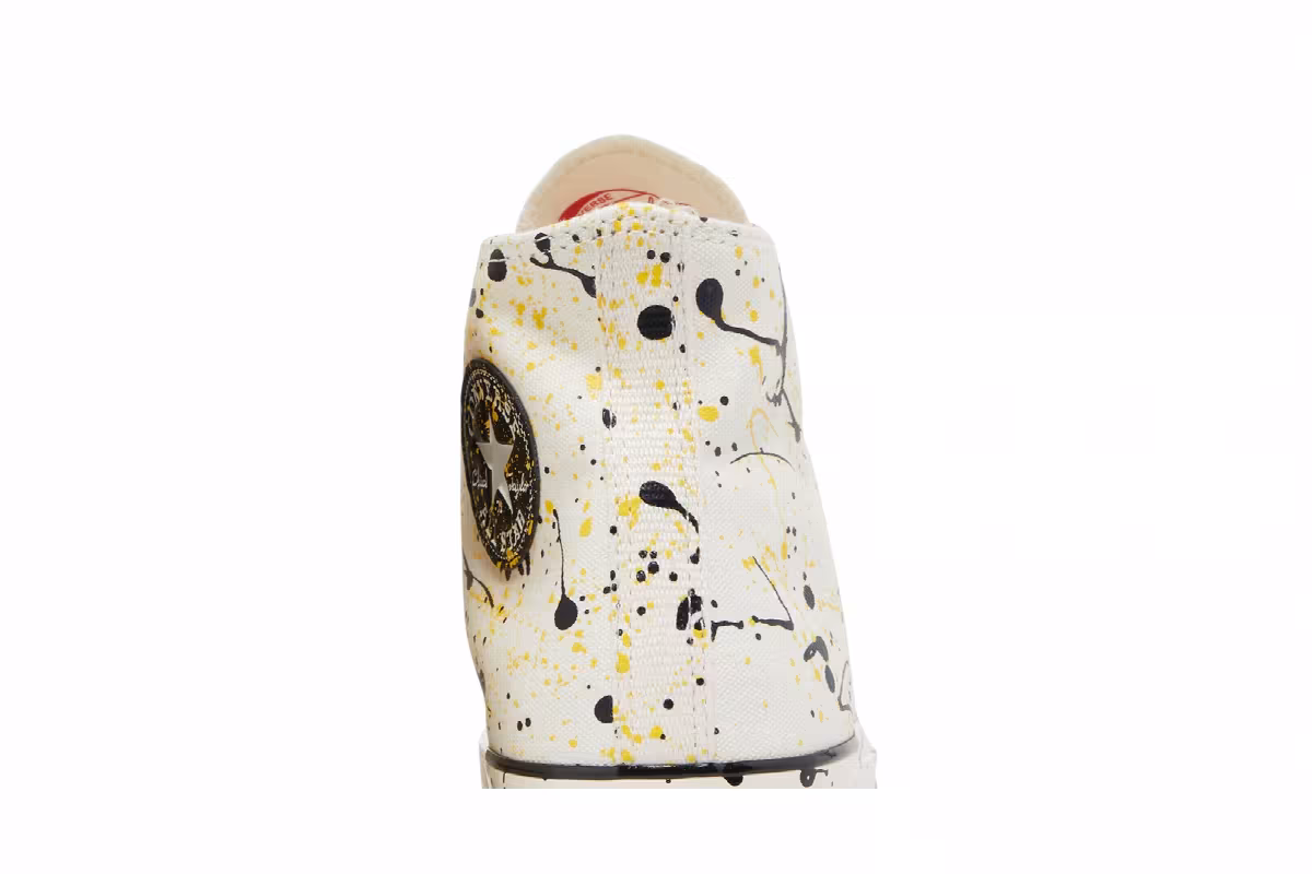 Converse Chuck 70 High Archive Paint Splatter - Egret, view 8