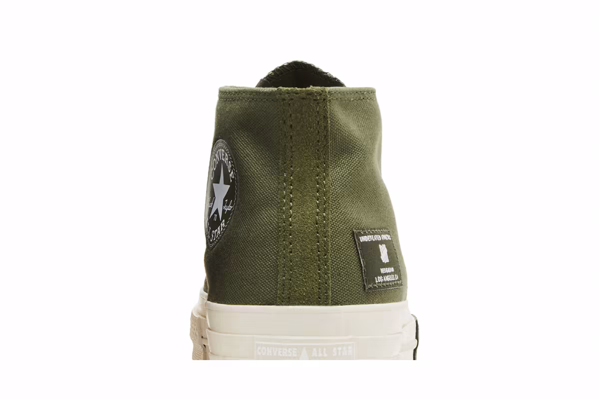 Undefeated x Converse Chuck 70 Mid Chive Parchment, view 8