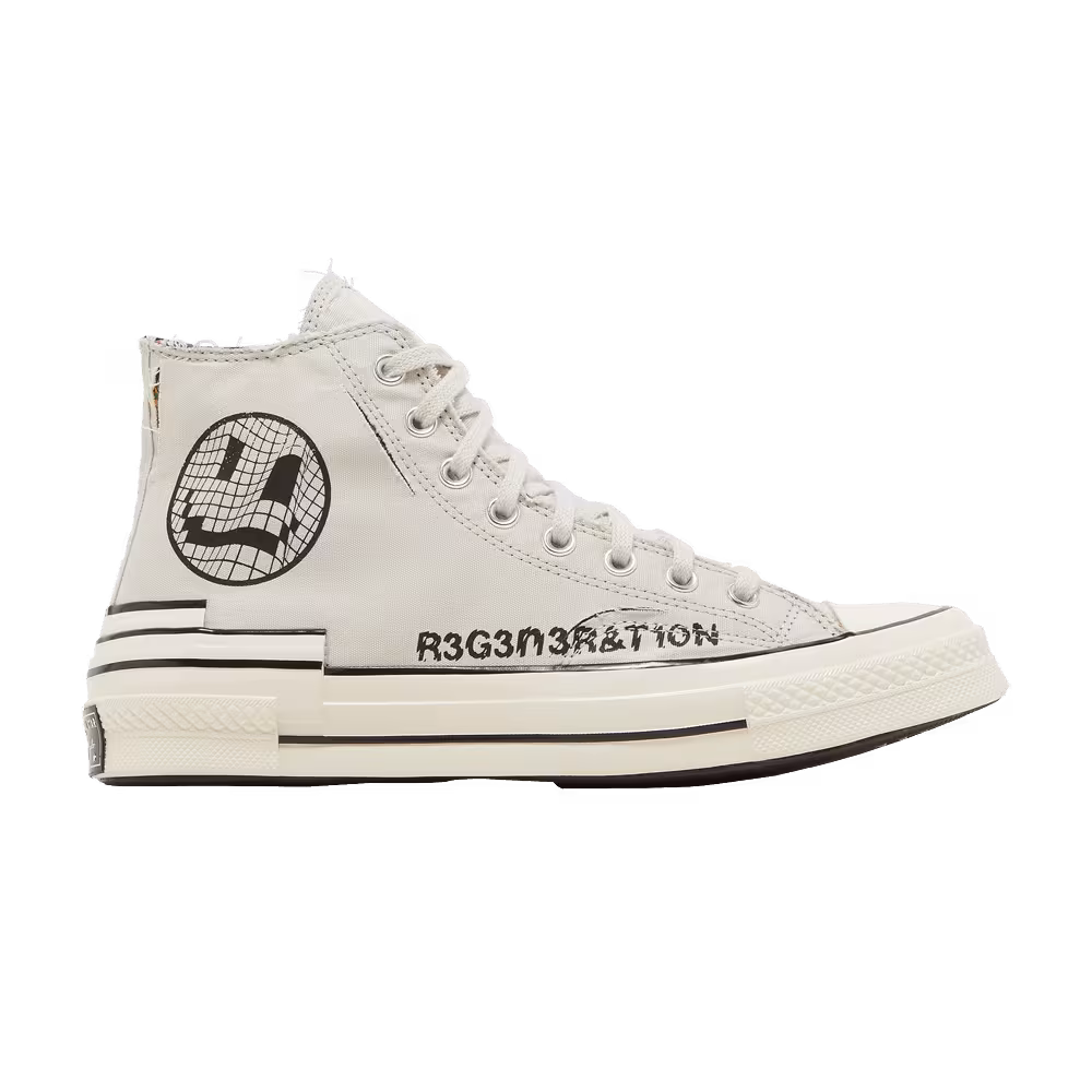 Converse Chuck 70 Hacked Heel High Tear Away - Light Bone