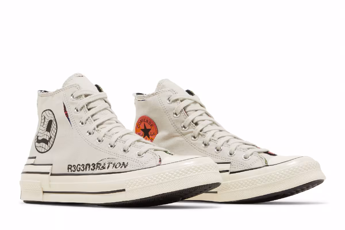 Converse Chuck 70 Hacked Heel High Tear Away - Light Bone, view 9