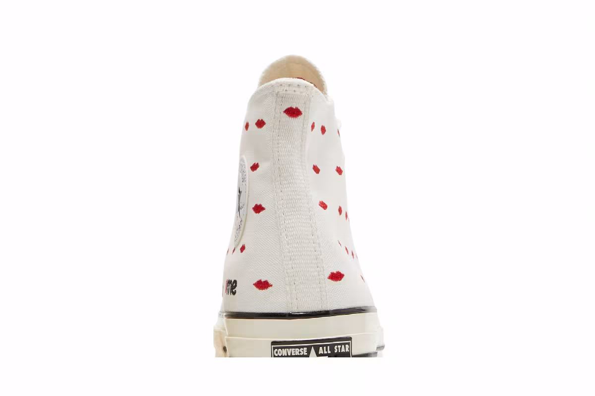 Converse Chuck 70 Embroidered Lips High Love Me - Vintage White, view 8