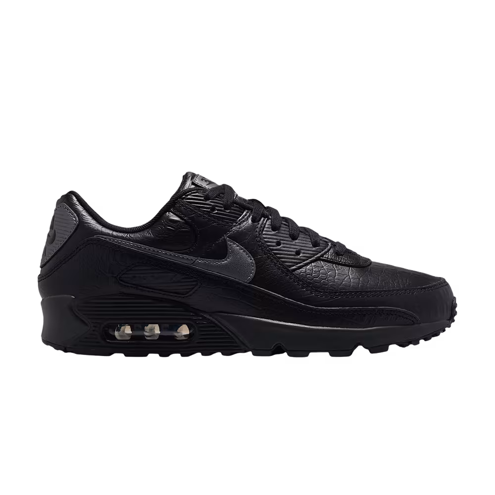 Nike Air Max 90 Premium Black Anthracite Metallic Dark Grey