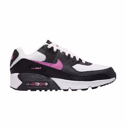 Nike Air Max 90 GS 'White Black Anthracite Playful Pink'