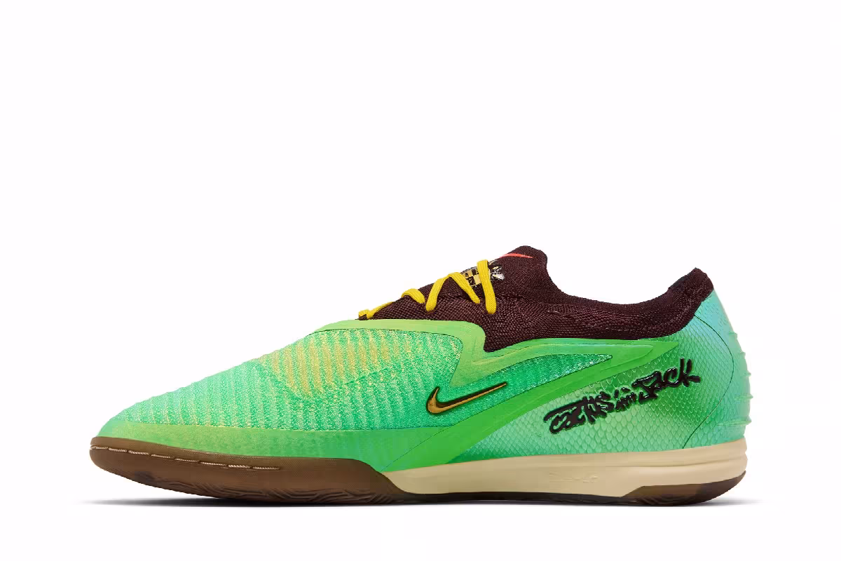 Travis Scott x Nike Phantom 6 Low Elite IC SE Multi Color Metallic Gold, view 4