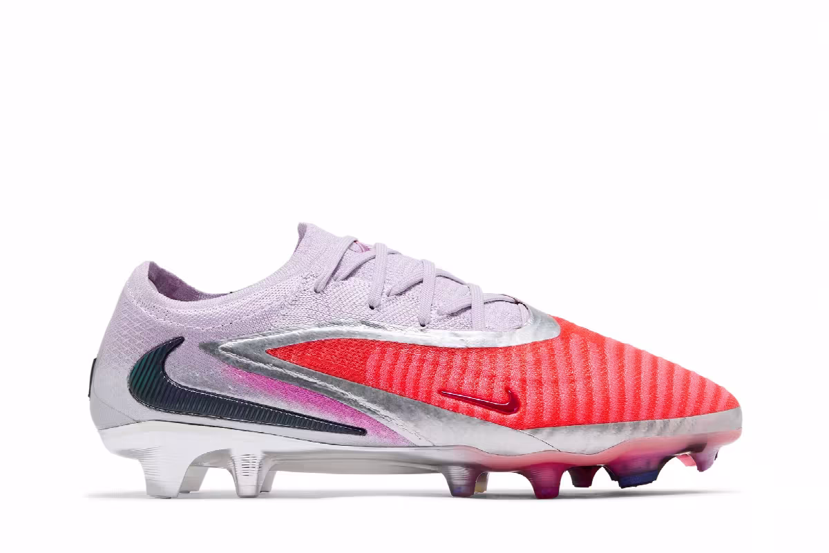 Alexia Putellas x Nike Phantom 6 Low Elite FG Bright Crimson Black, view 2