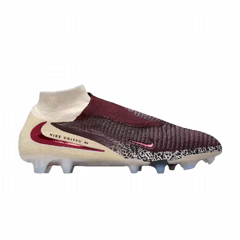 Nike United Phantom 6 High Elite FG 'Burgundy Crush Fossil University Red'