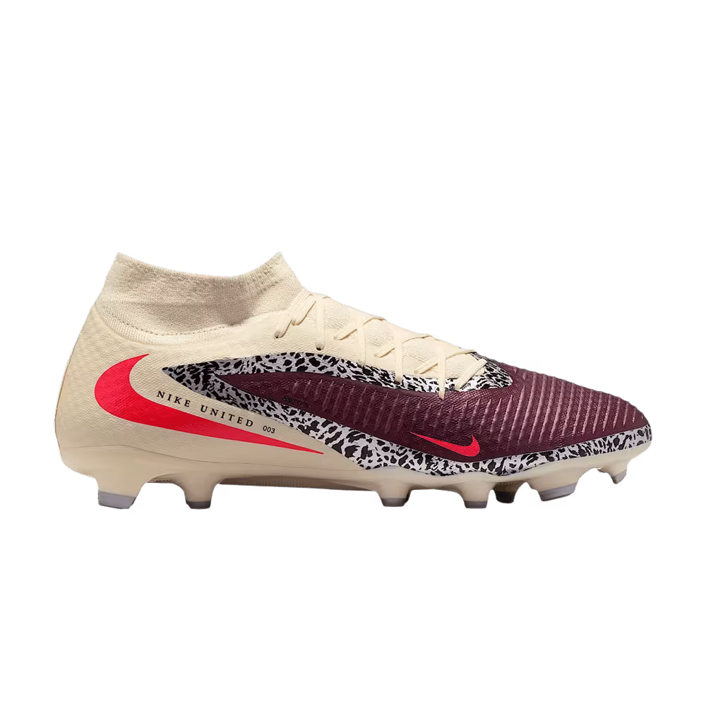 Nike United Phantom 6 High Academy MG Burgundy Crush