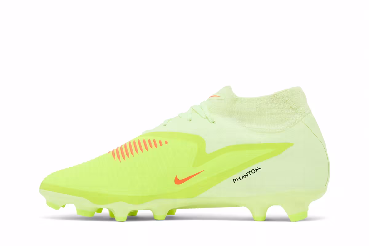 Nike Phantom 6 High Academy MG Hyper Crimson Limelight Black, view 4