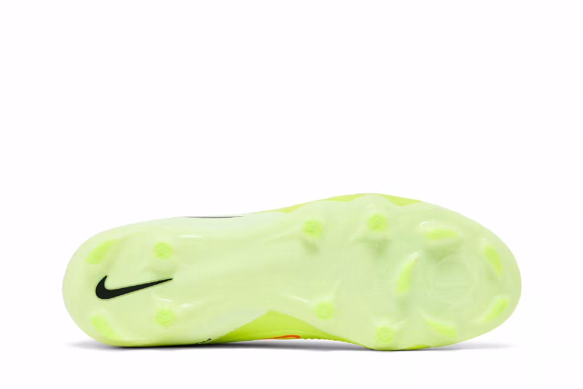 Nike Phantom 6 High Academy MG Hyper Crimson Limelight Black, view 5
