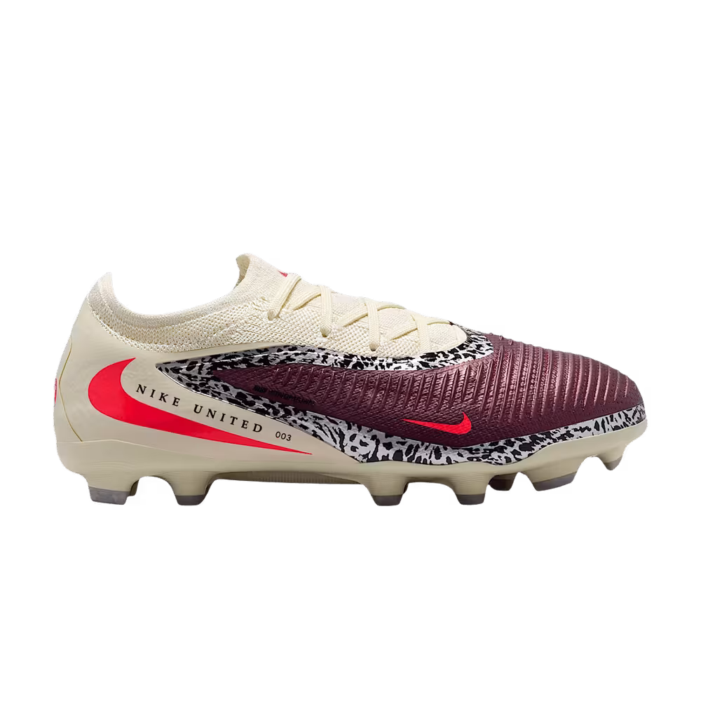 Nike United Jr. Phantom 6 Low Pro MG GS Burgundy Crush