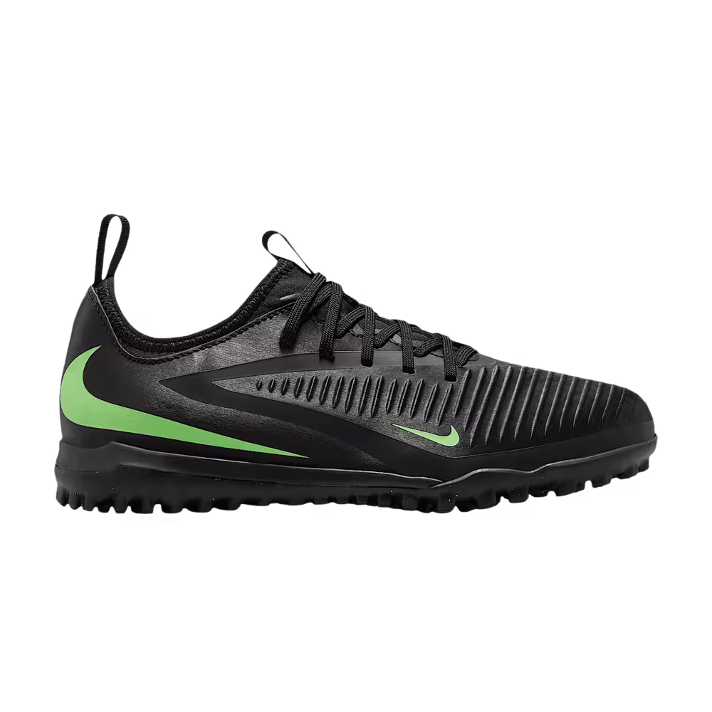 Nike Jr. Phantom 6 Low Academy Turf GS Black Illusion Green