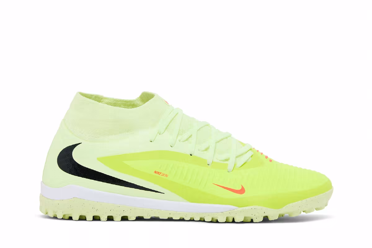 Nike Phantom 6 High AcademyTF Hyper Crimson Life Lime Black, view 2
