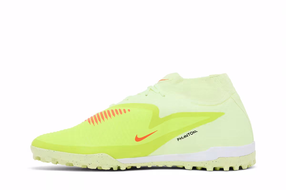 Nike Phantom 6 High AcademyTF Hyper Crimson Life Lime Black, view 4