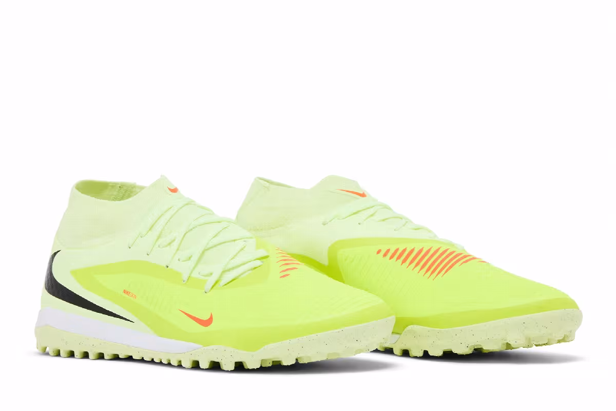 Nike Phantom 6 High AcademyTF Hyper Crimson Life Lime Black, view 9