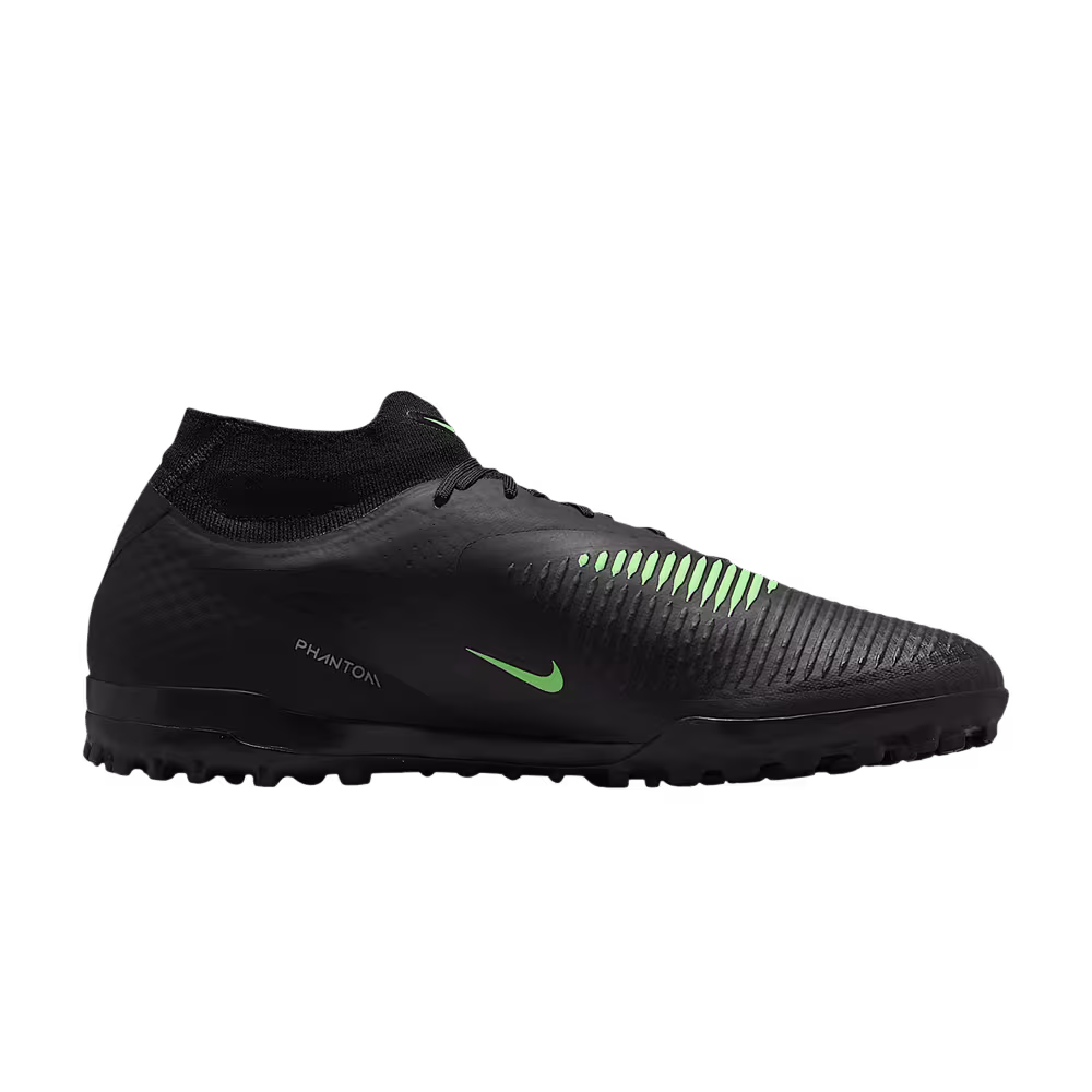 Nike Phantom 6 High Academy TF Black Illusion Green