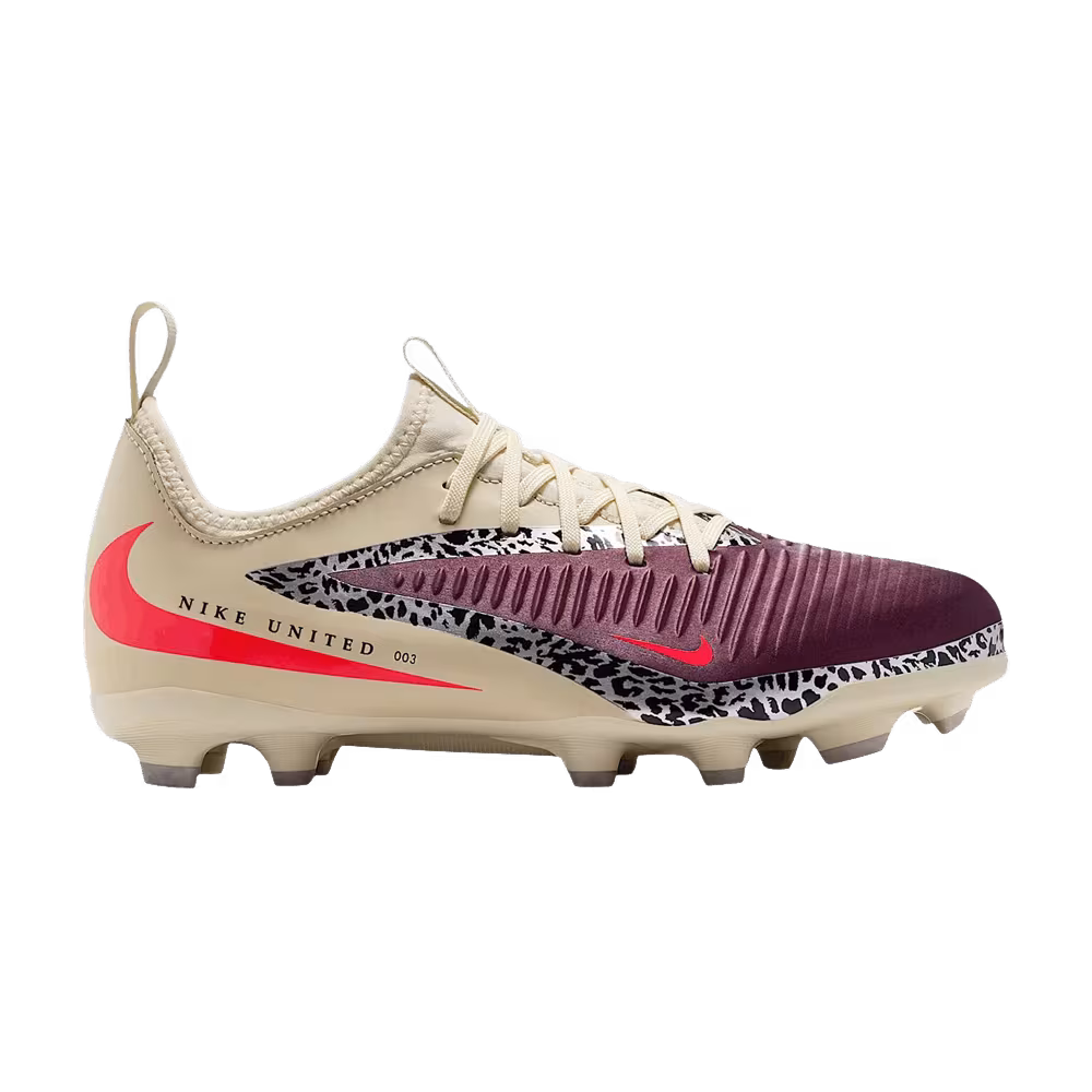 Nike United Jr. Phantom 6 Low Academy MG GS Burgundy Crush