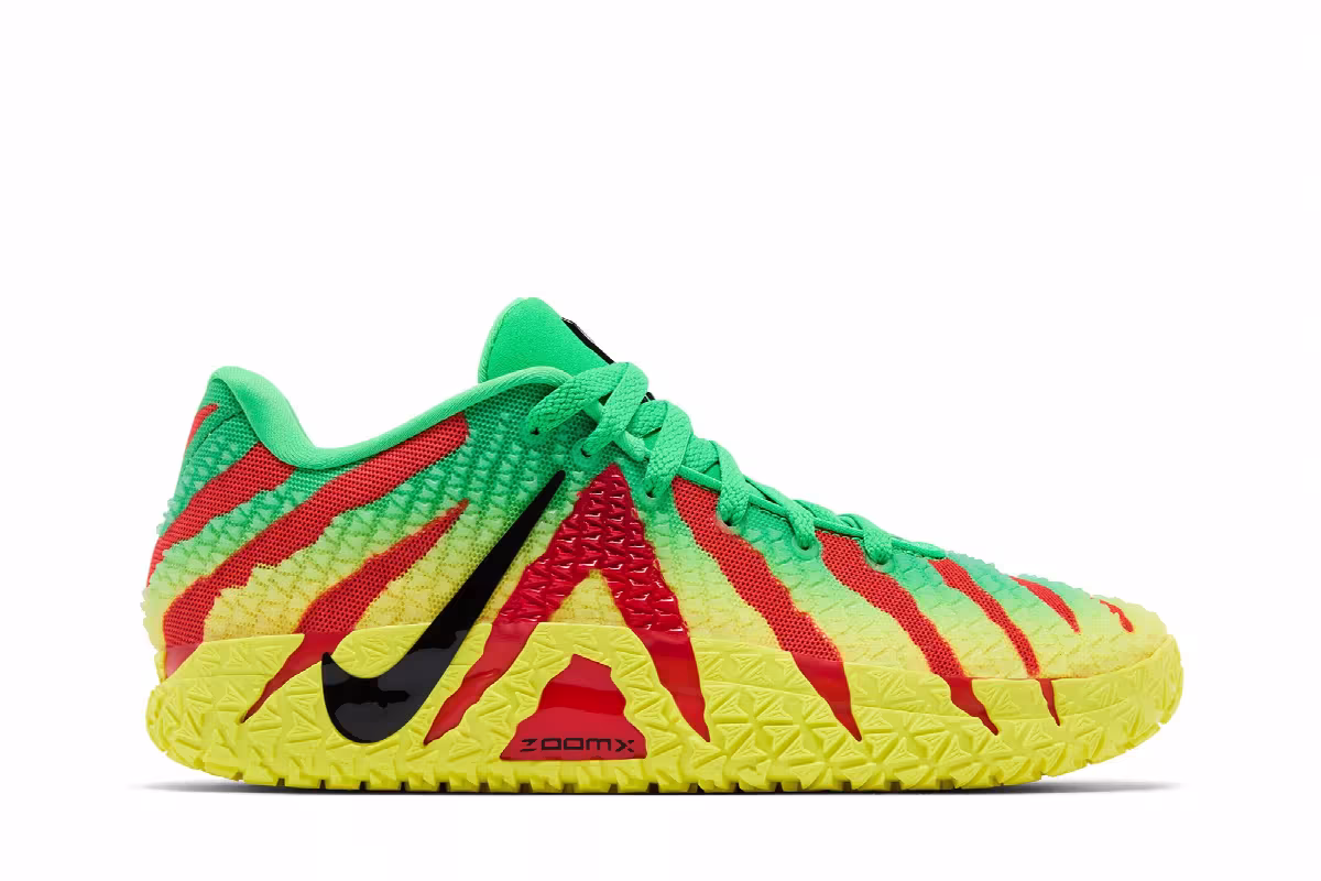 Jurassic Park x Nike Ja 3 Green Spark, view 2