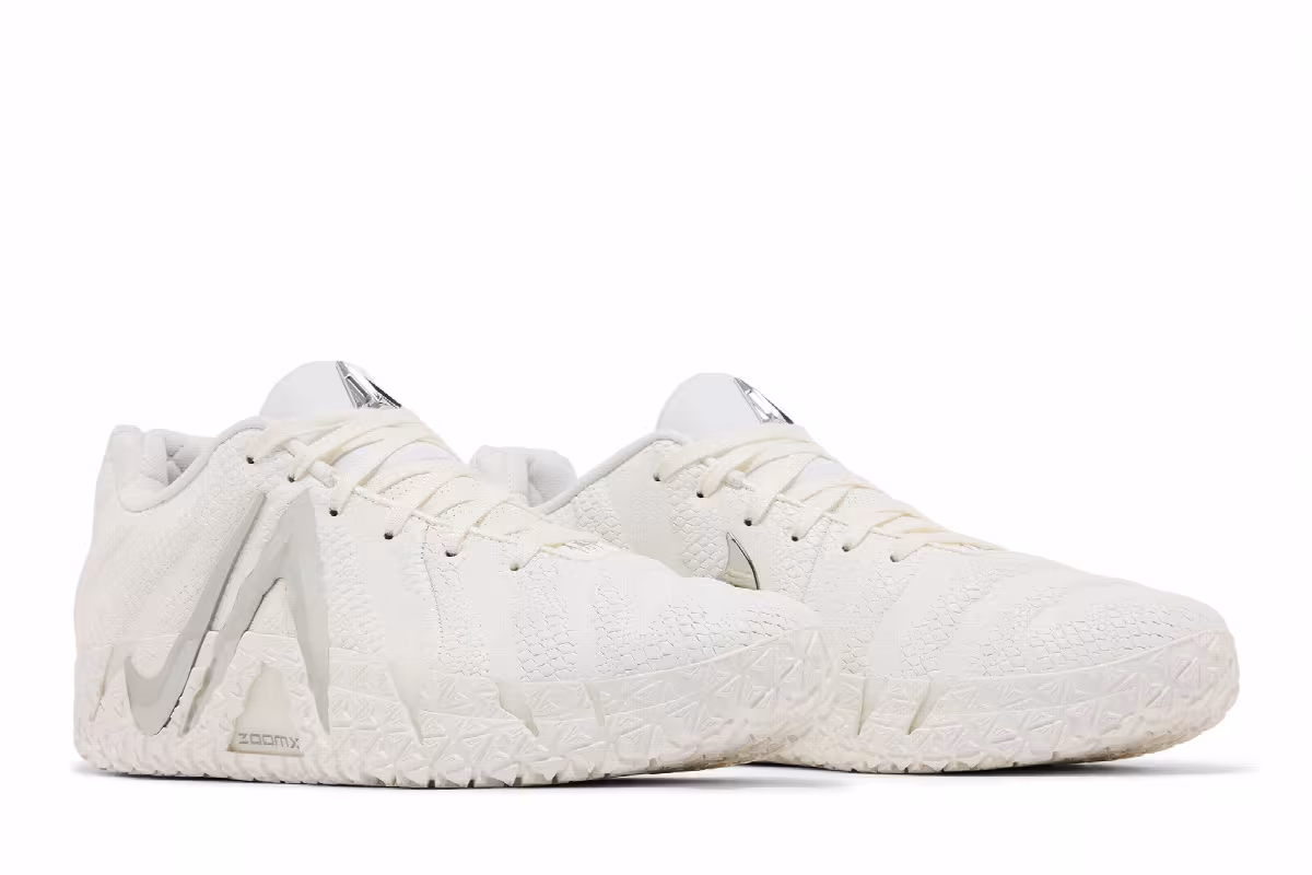 Nike Ja 3 Sail Metallic Silver, view 9