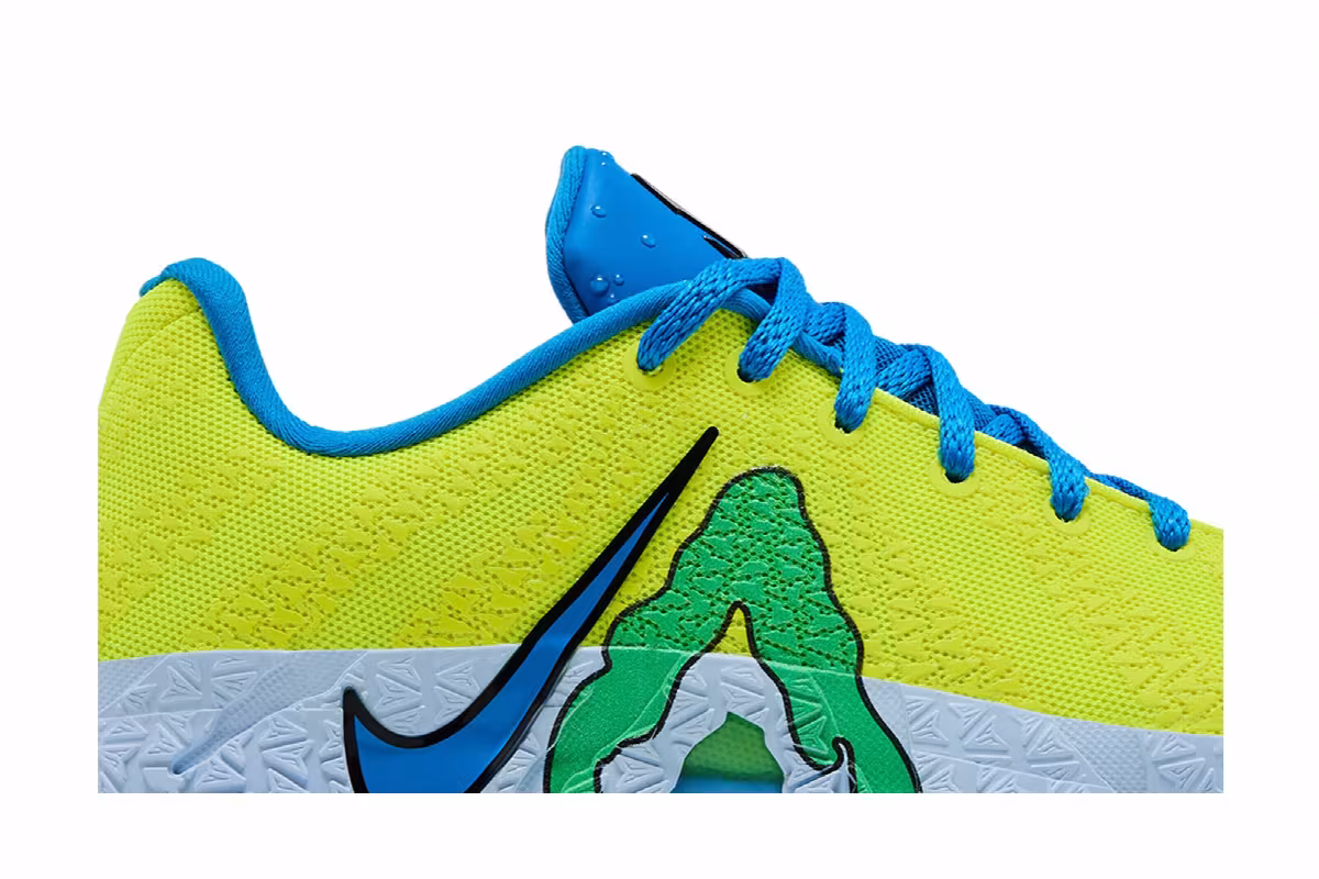 Kool Aid x Nike Ja 3 GS Lemon Veno Deep Royal Blue, view 3