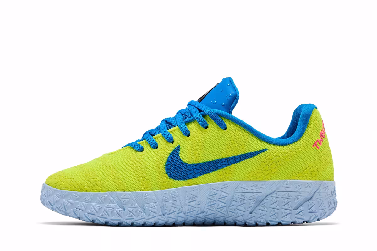 Kool Aid x Nike Ja 3 GS Lemon Veno Deep Royal Blue, view 4