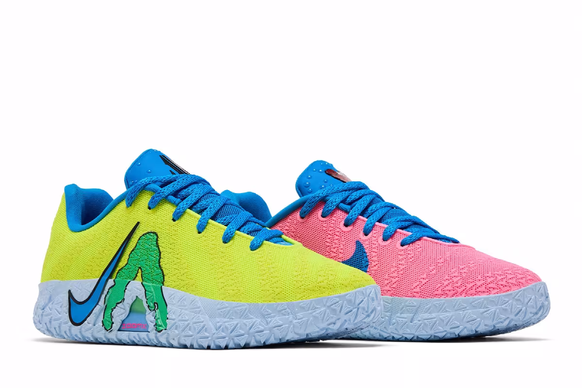 Kool Aid x Nike Ja 3 GS Lemon Veno Deep Royal Blue, view 9