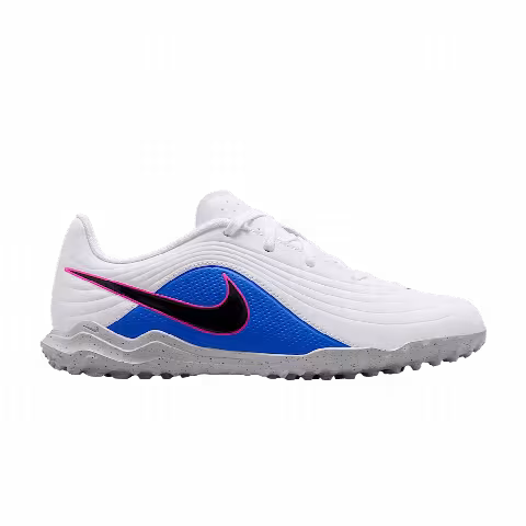 Nike Jr. Tiempo Maestro Club TF Low GS 'White Racer Blue Pink Blast Black'