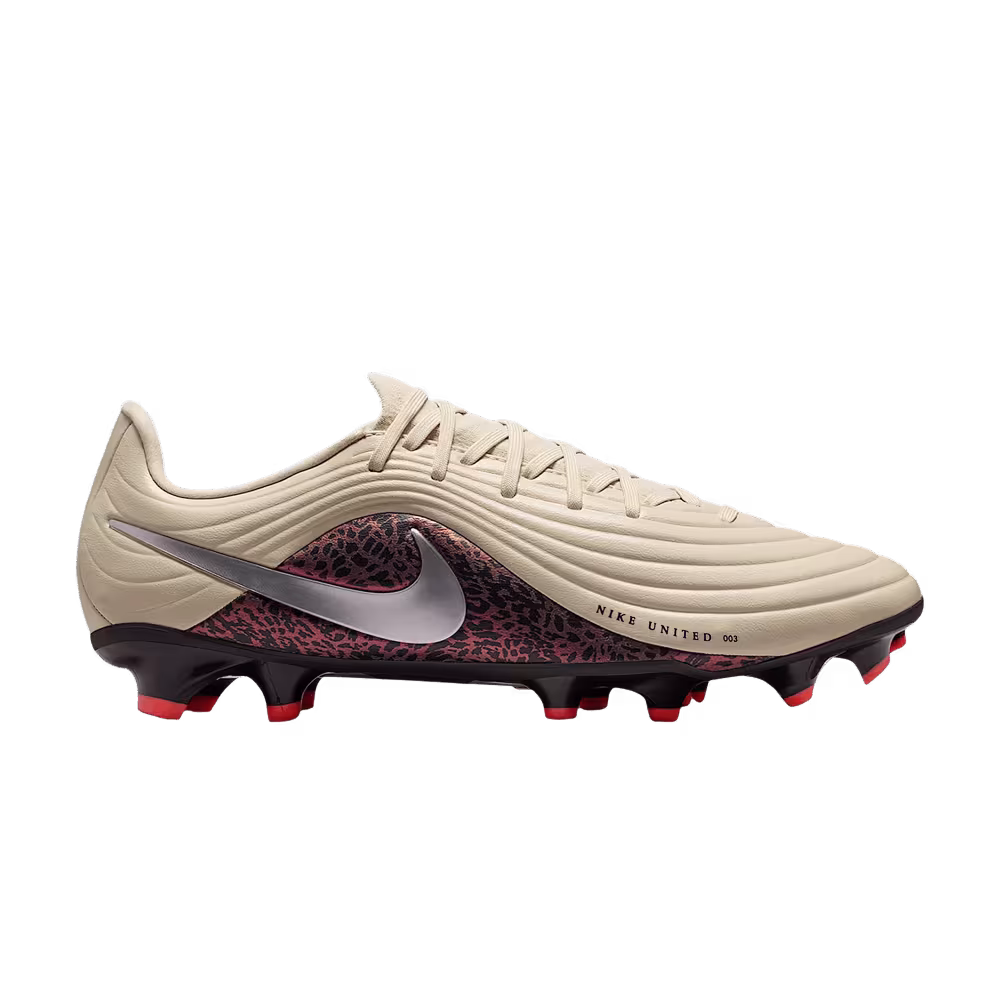 Nike United Tiempo Maestro Academy MG Low Fossil Burgundy Crush