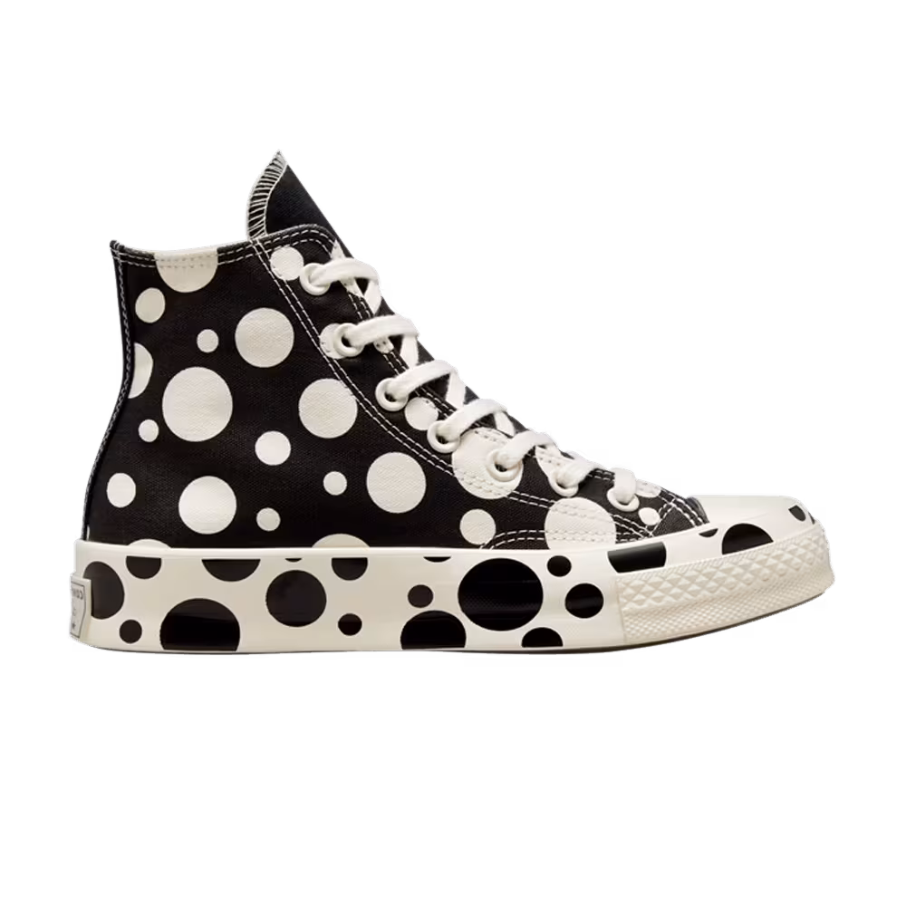 Converse Women's Chuck 70 High Polka Dots - Black