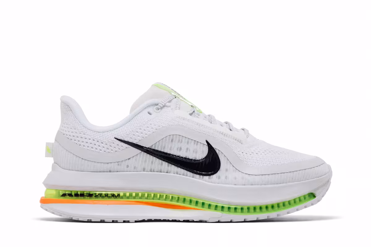 Nike Air Zoom Pegasus Premium White Volt Black, view 2