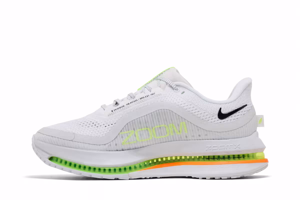 Nike Air Zoom Pegasus Premium White Volt Black, view 4