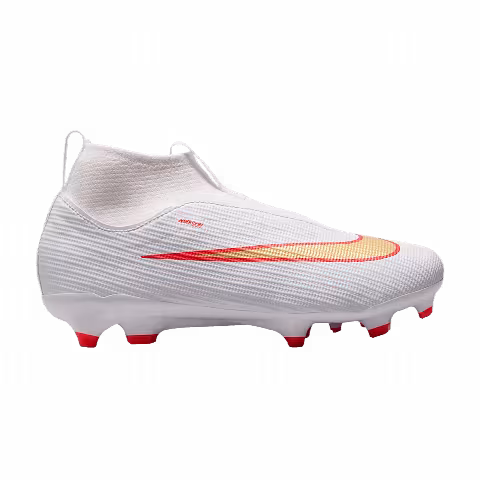Nike Jr. Mercurial Superfly 11 Academy Mg High-Top PS 'White Bright Crimson Blur'