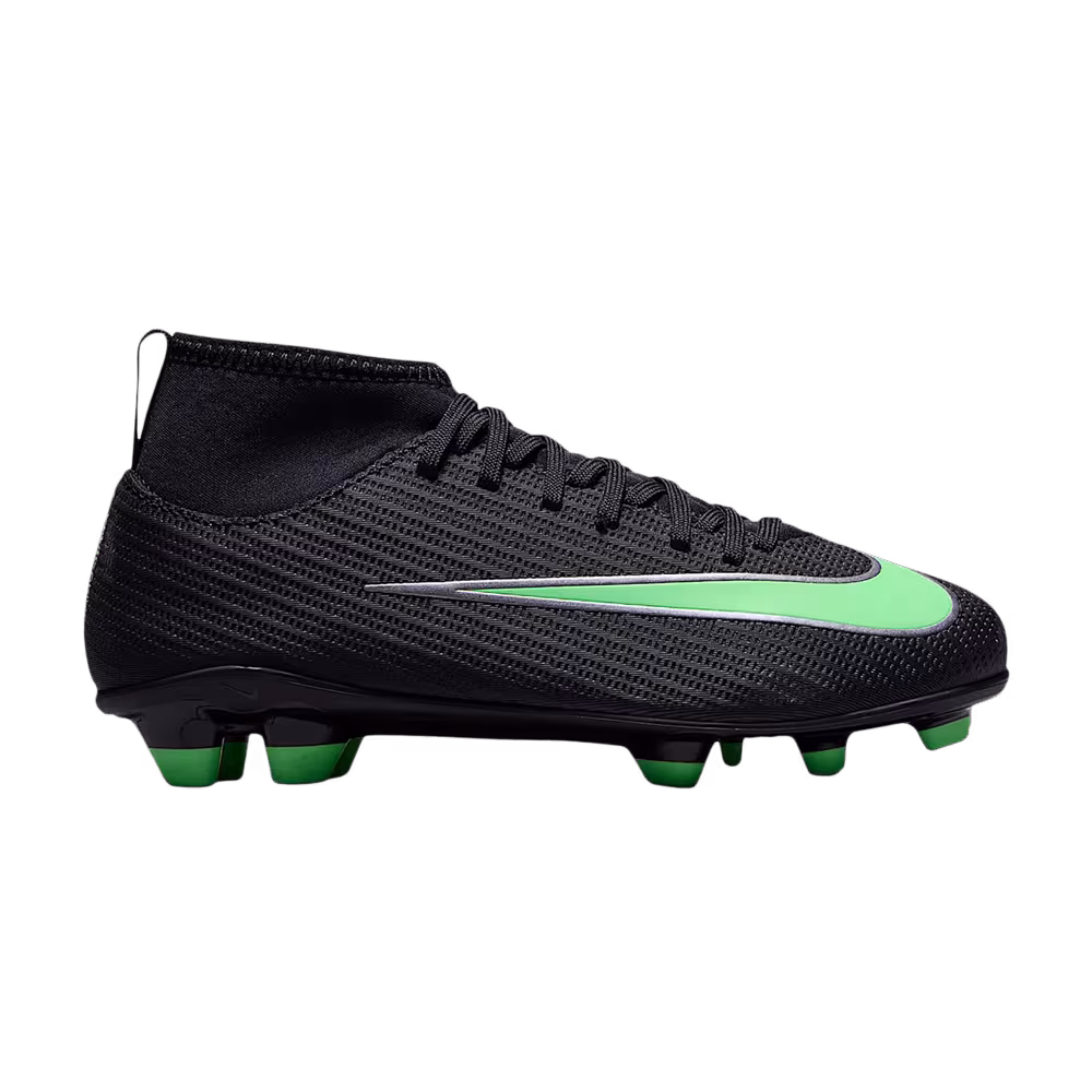 Nike Jr. Mercurial Superfly 11 Club MG PS Black Illusion Green