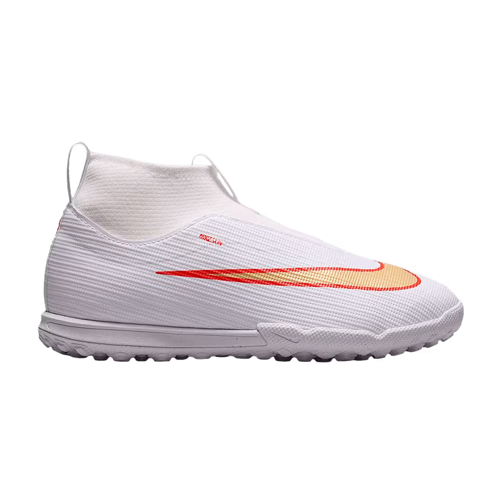 Nike Jr. Mercurial Superfly 11 Academy Turf High-Top GS White Bright Crimson Blur