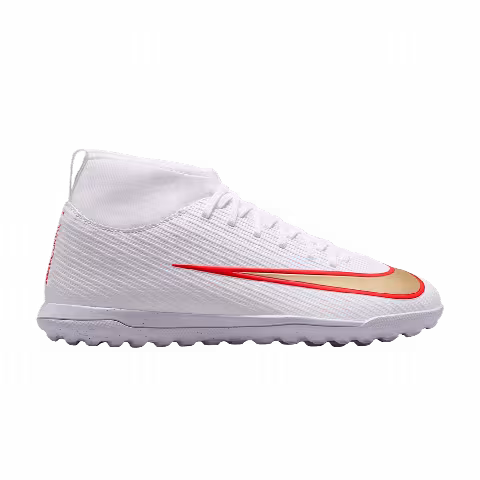 Nike Jr. Mercurial Superfly 11 Club Turf High-Top GS 'White Bright Crimson Blur'