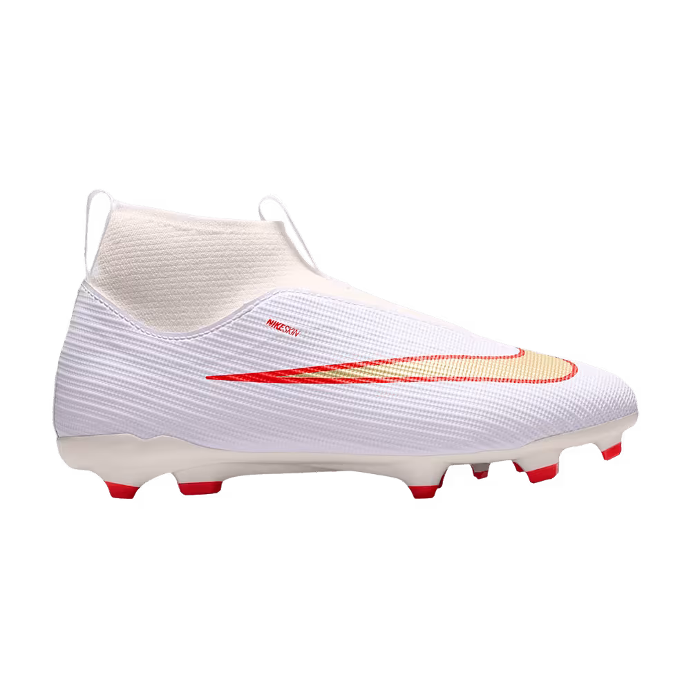 Nike Jr. Mercurial Superfly 11 Academy Mg High-Top GS White Bright Crimson Blur