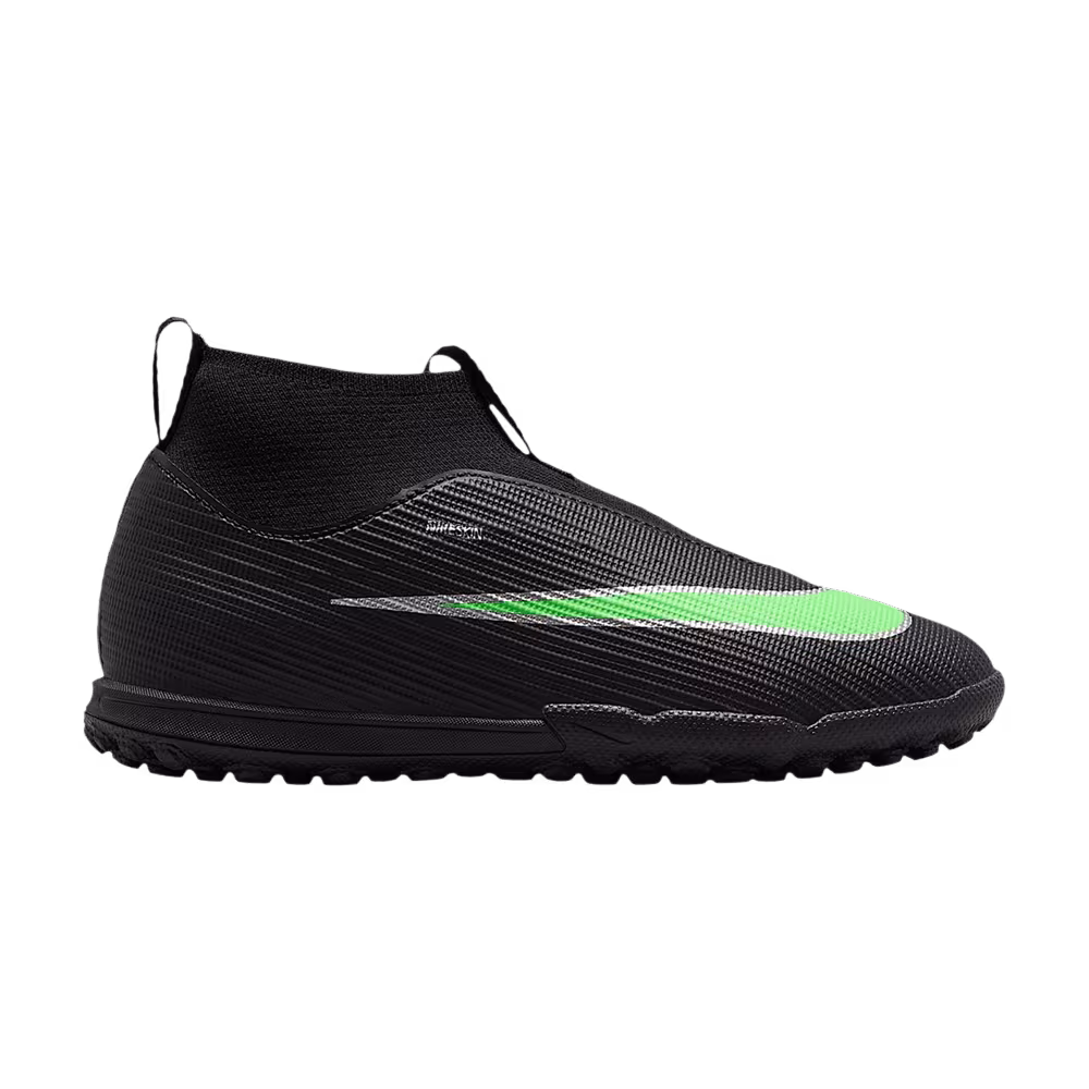 Nike Jr. Mercurial Superfly 11 Academy TF High GS Black Illusion Green