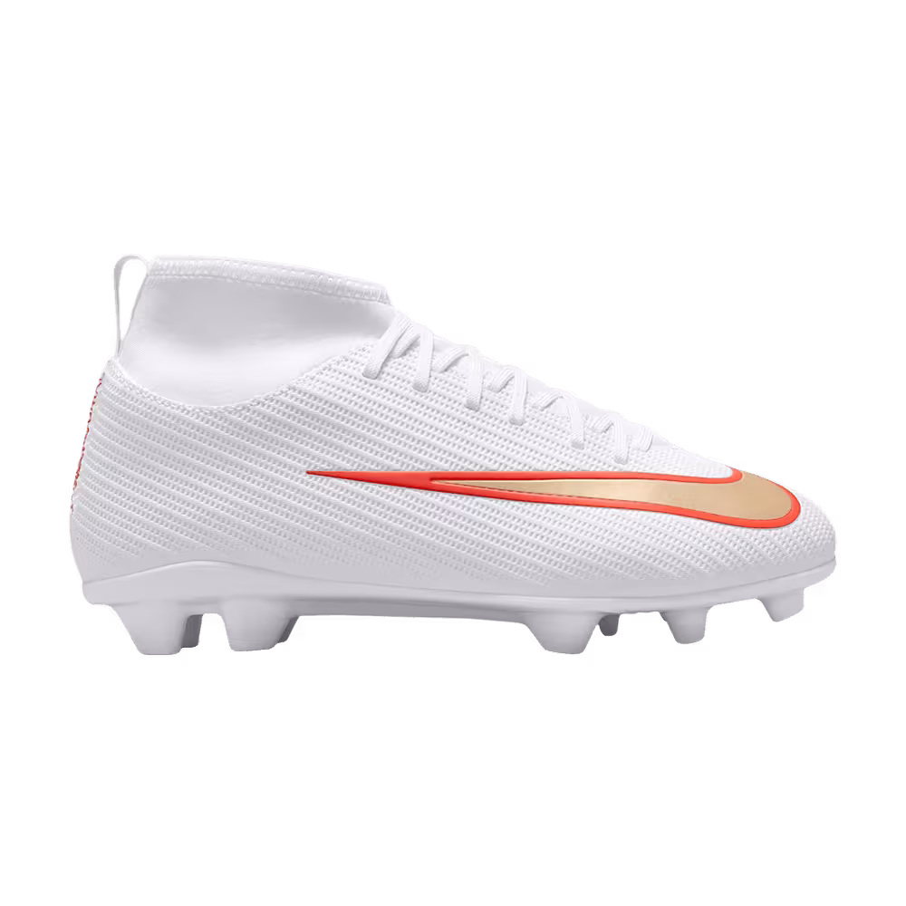 Nike Jr. Mercurial Superfly 11 Club Mg High-Top GS White Bright Crimson Blur