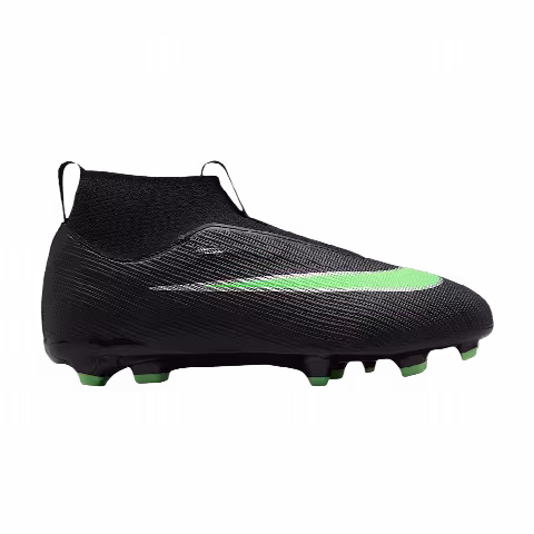 Nike Jr. Mercurial Superfly 11 Academy MG High GS 'Black Illusion Green'
