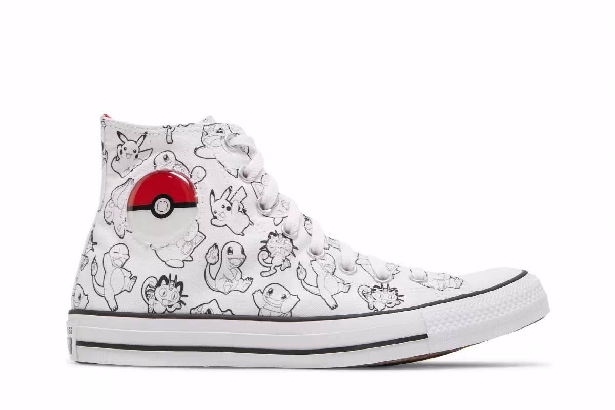 Pokemon x Converse Chuck Taylor All Star High Poke Ball, view 2