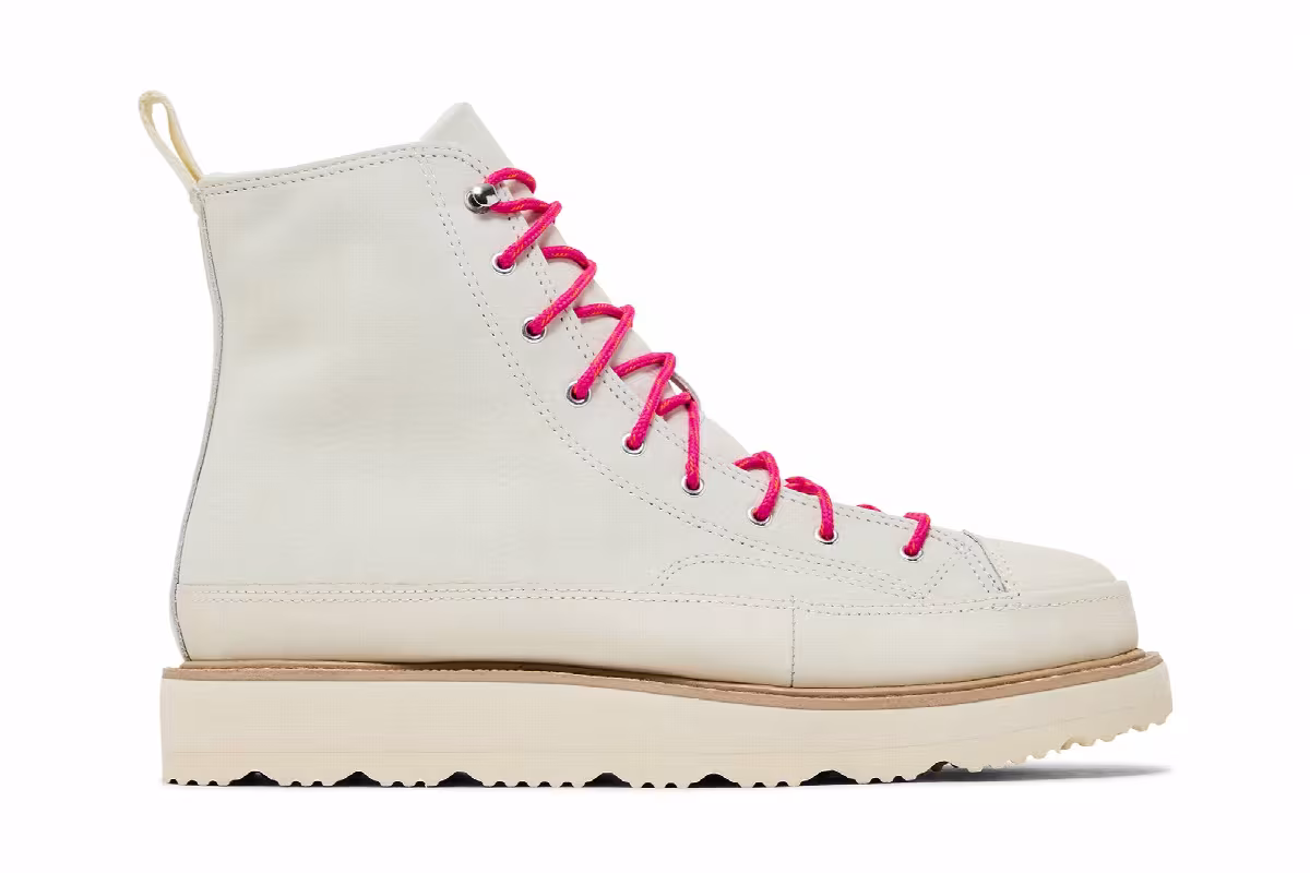 Converse Chuck Taylor Crafted Boot Egret Natural Ivory, view 2