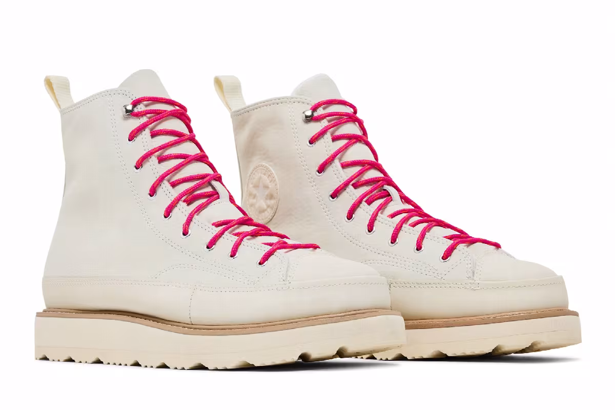 Converse Chuck Taylor Crafted Boot Egret Natural Ivory, view 9
