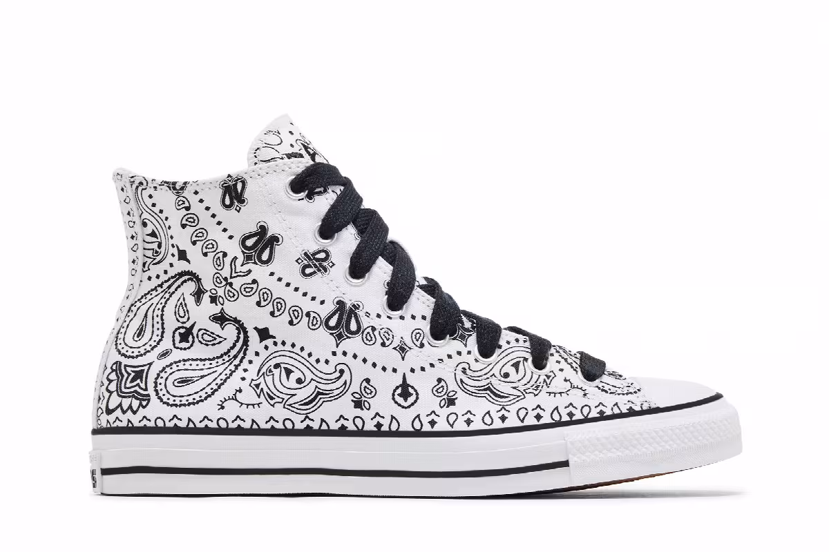 Sammy Baca x Converse Chuck Taylor All Star Pro High Bandana Print, view 2