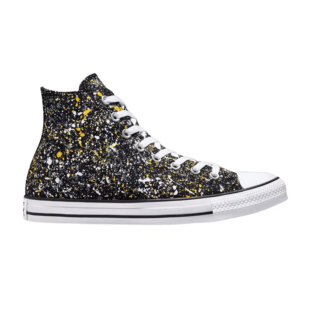Converse Chuck Taylor All Star Archive High Paint Splatter - Black Amarillo