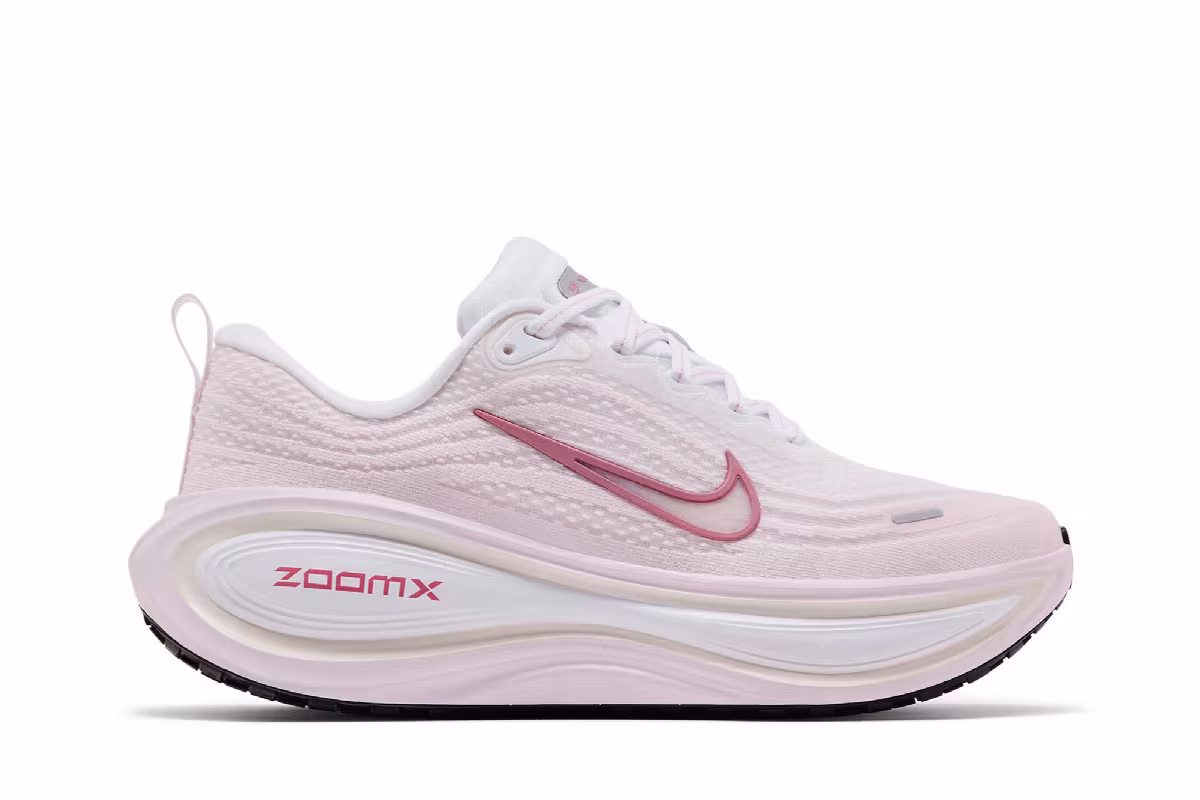 Nike Women's Vomero Plus White Pearl Pink, view 2