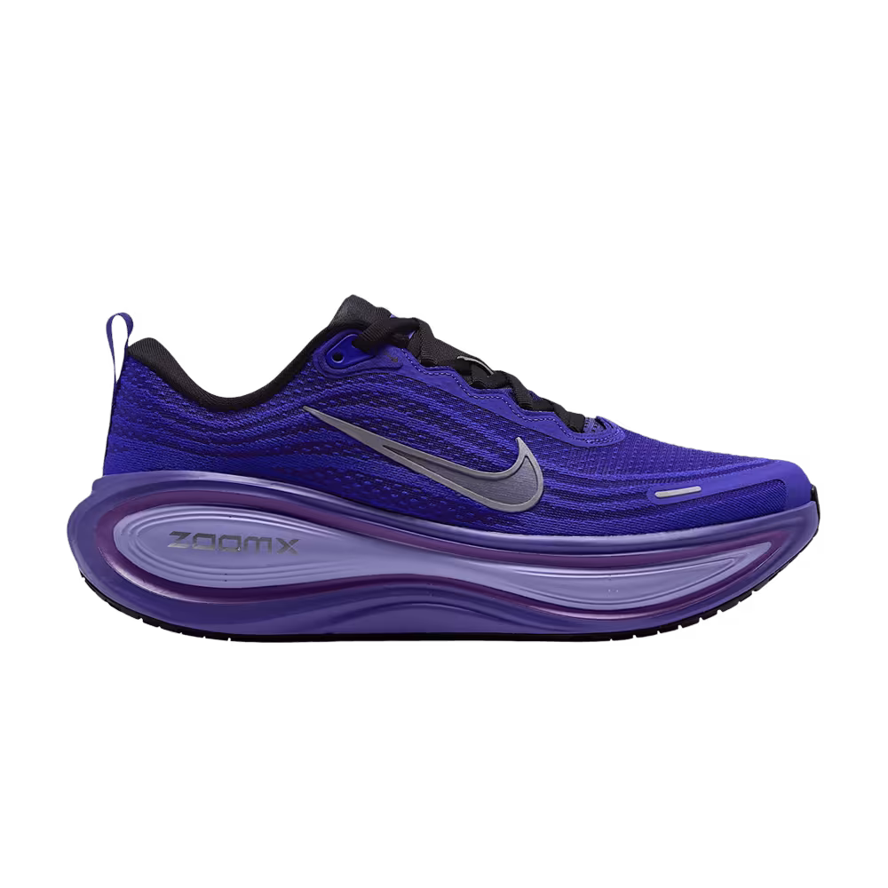 Nike Women's Vomero Plus Road Black Persian Violet Vivid Violet Metallic Silver