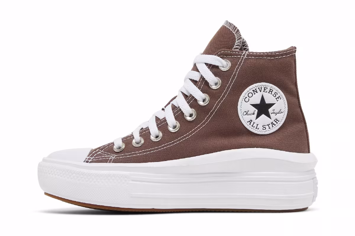 Converse Women's Chuck Taylor All Star Move Platform High Brazil Nut, view 4